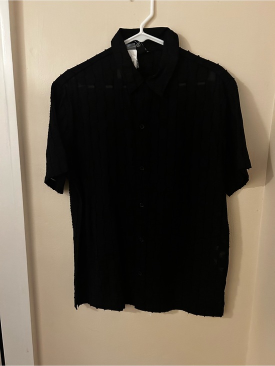 Forever 21 Other - Forever 21 Black Short-Sleeve Button-Down Shirt